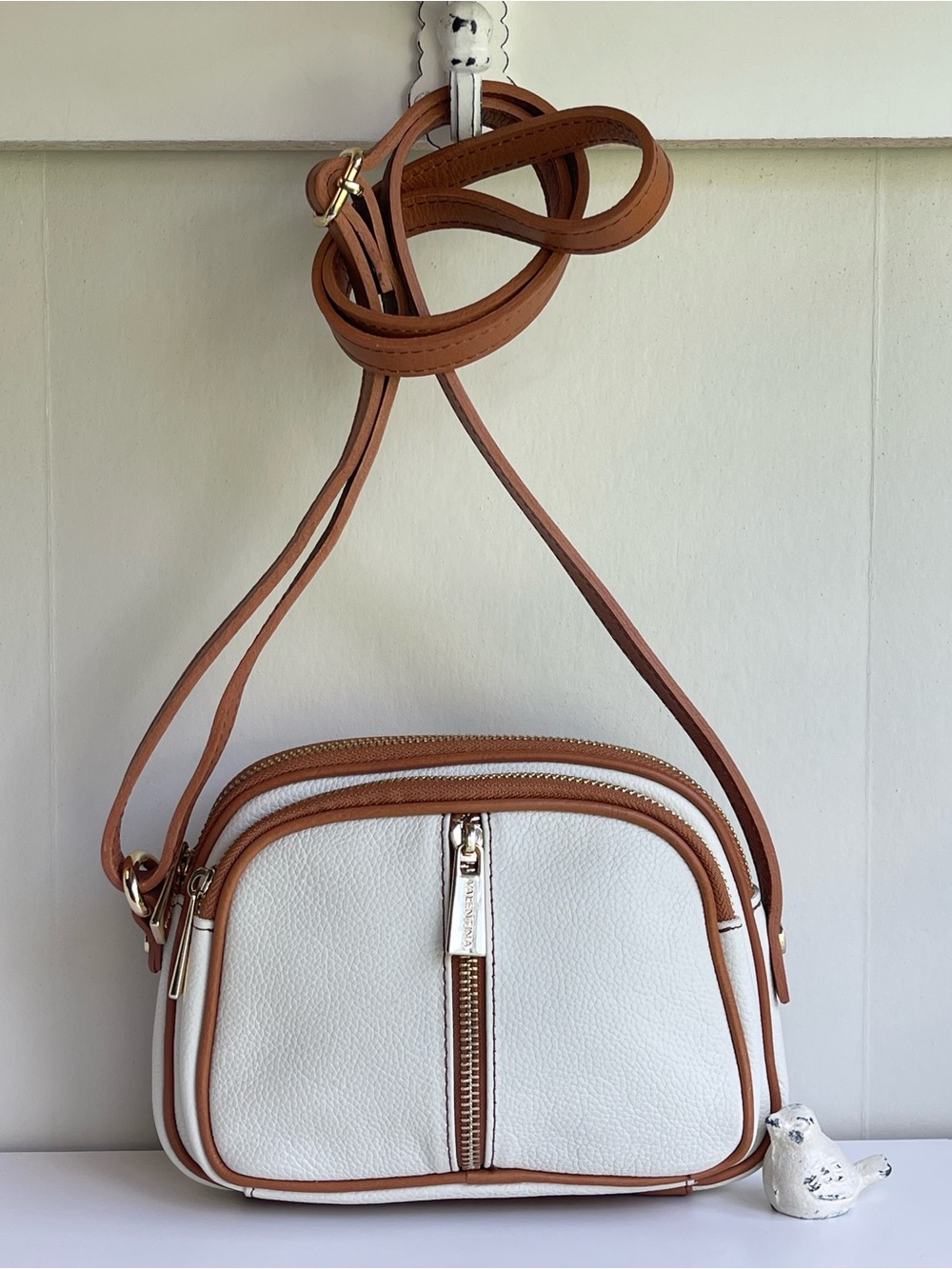 Valentina Genuine Leather Crossbody Bag